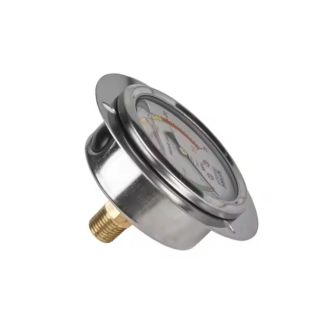 Folyad&eacute;kkal t&ouml;lt&ouml;tt nyom&aacute;sm&eacute;rő manom&eacute;ter hidraulikus rendszerhez